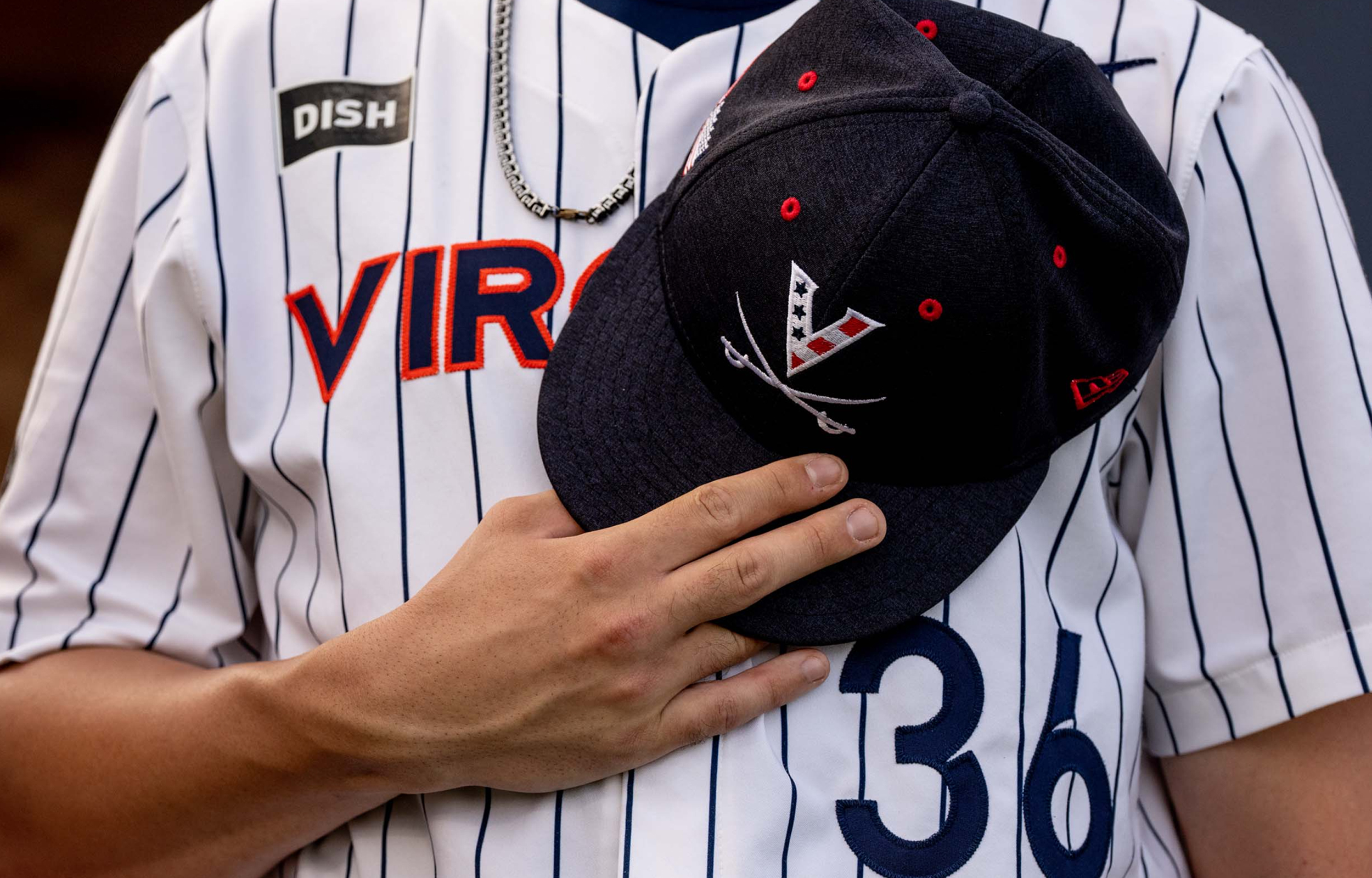 Hat over heart