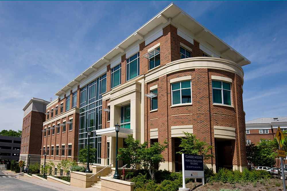 Street view of the School of Nursing building
