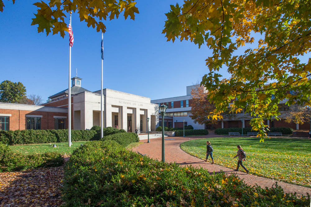 Street view of the School of Law building