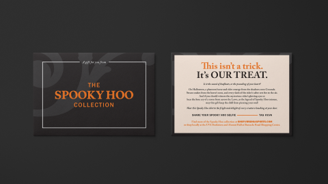 Spooky Hoo promotional card for swag box