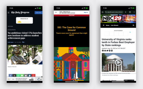 Earned media mobile view